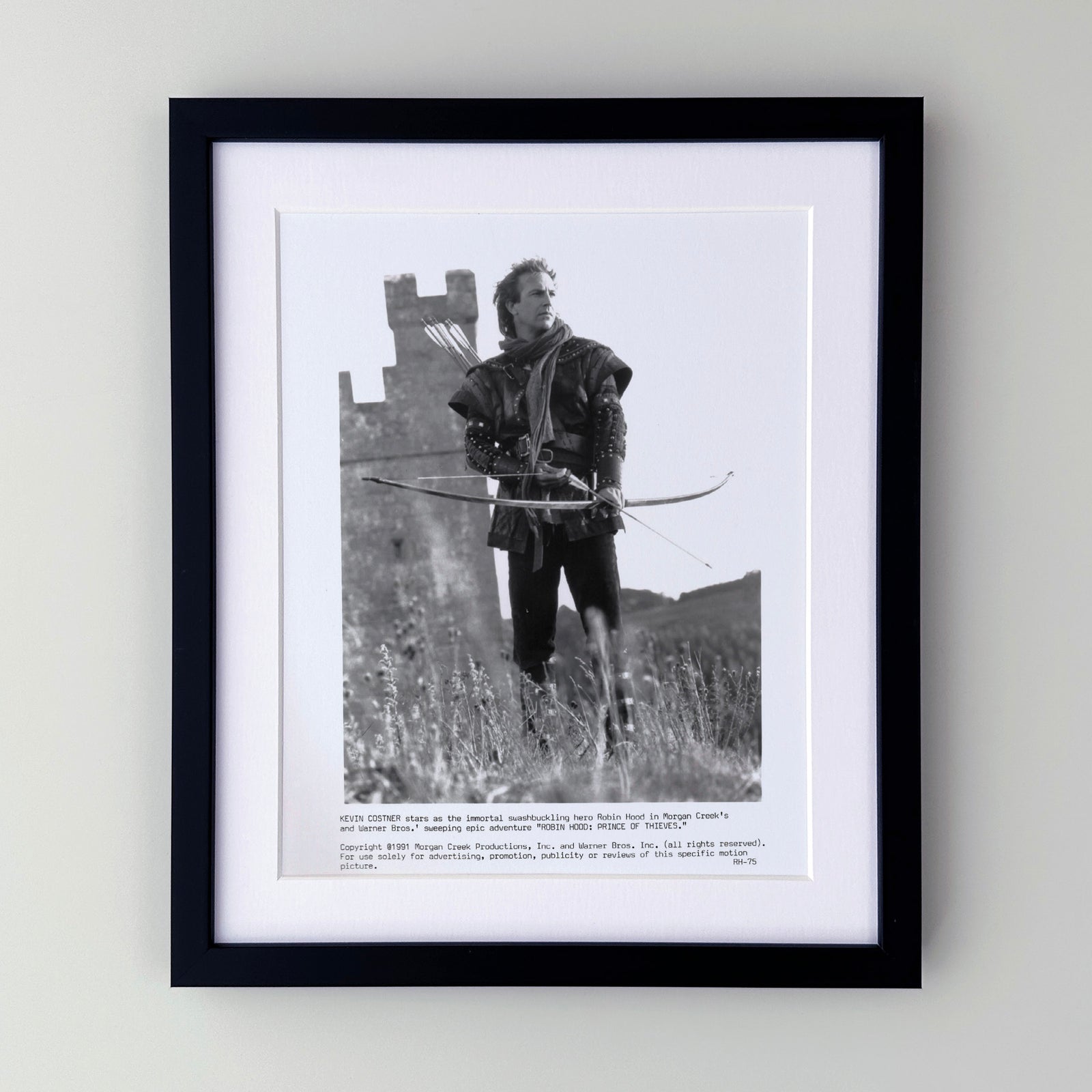 Robin Hood Prince of Thieves 1991 Publicity Film Movie Press Still Framed