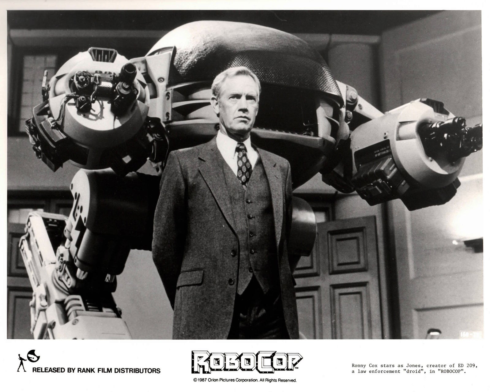 Robocop 1987 Publicity Film Movie Press Still Framed