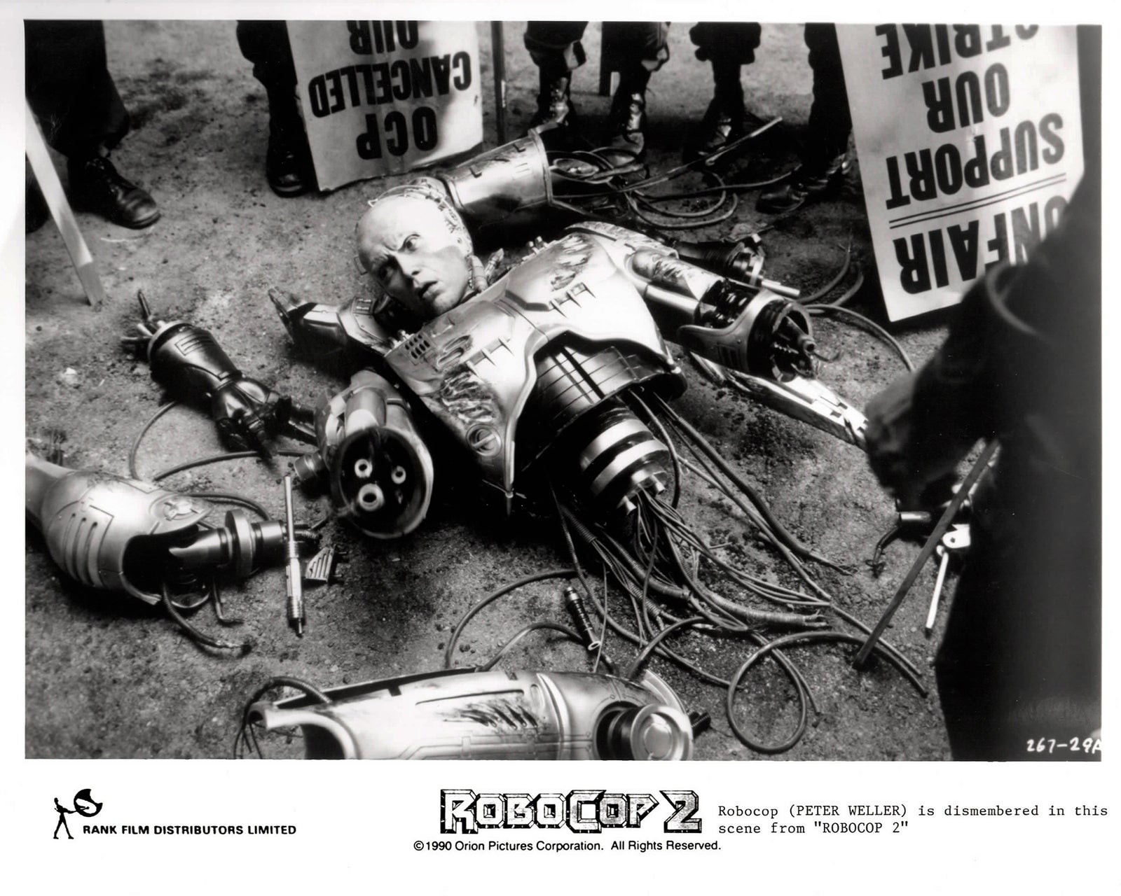 Robocop 2 1990 Publicity Film Movie Press Still Framed
