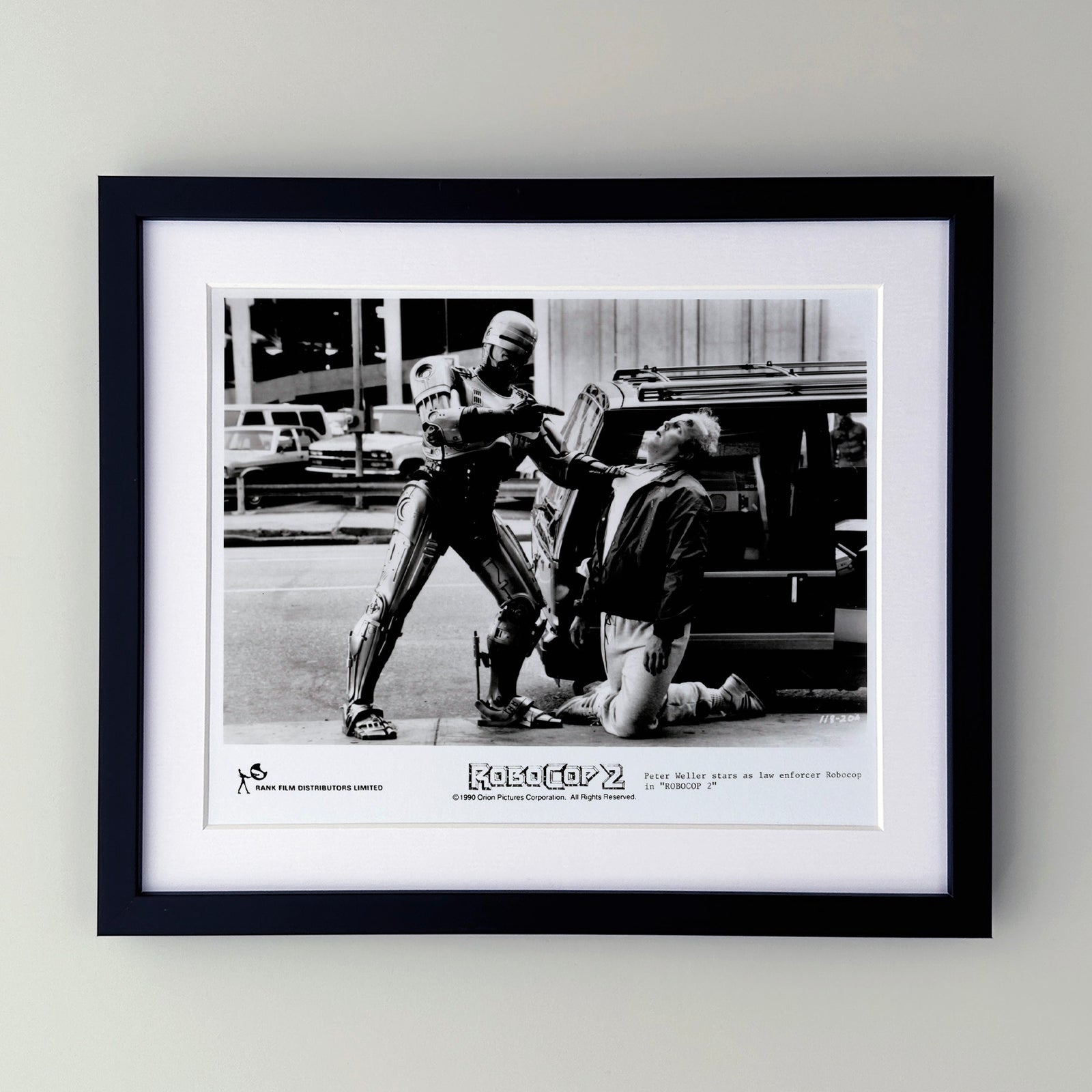 Robocop 2 1990 Publicity Film Movie Press Still Framed