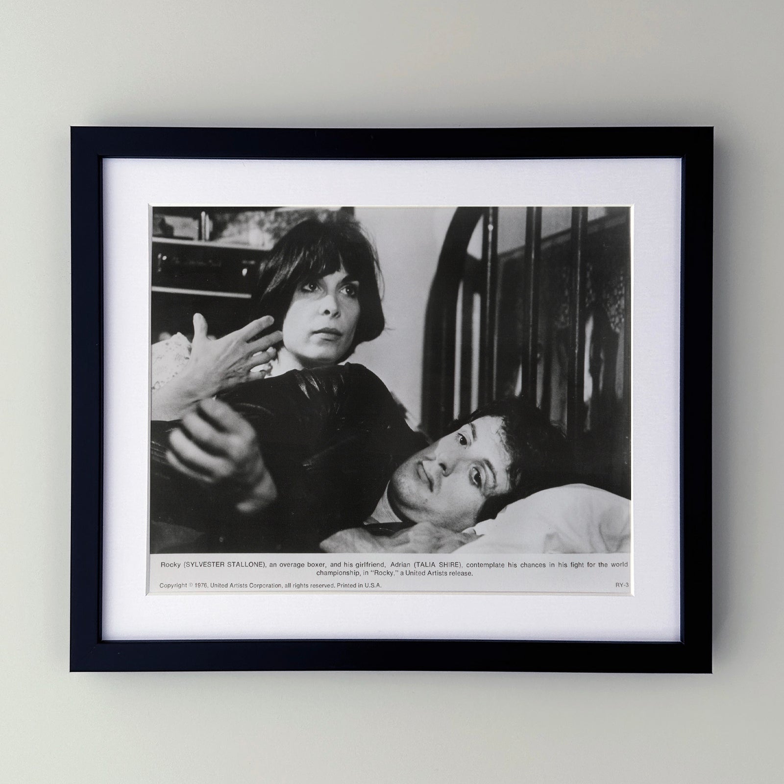Rocky 1976 Film Movie Press Publicity Still Framed