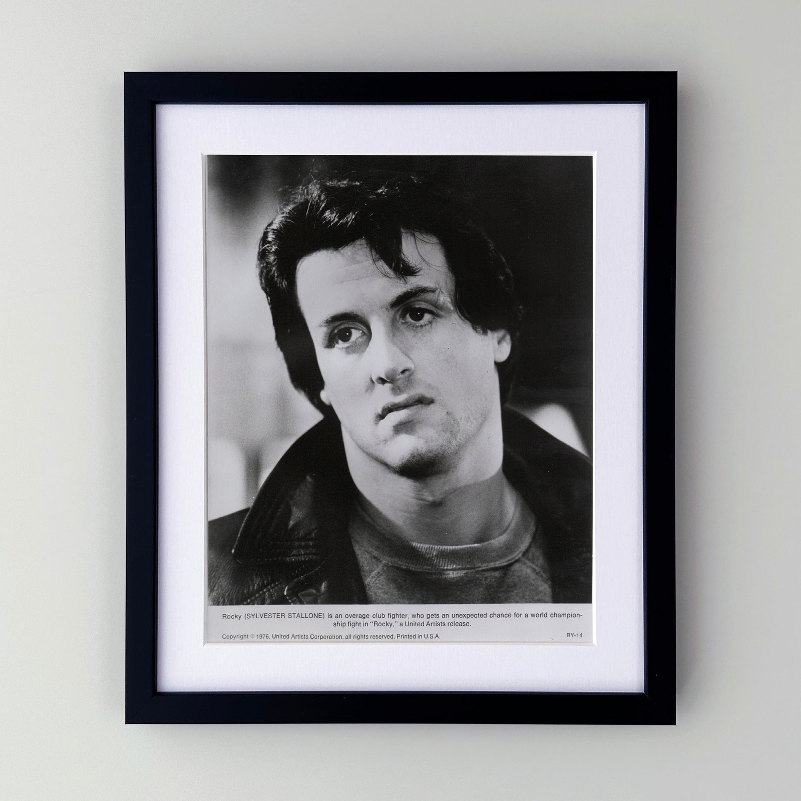 Rocky 1976 Film Movie Press Publicity Still Framed