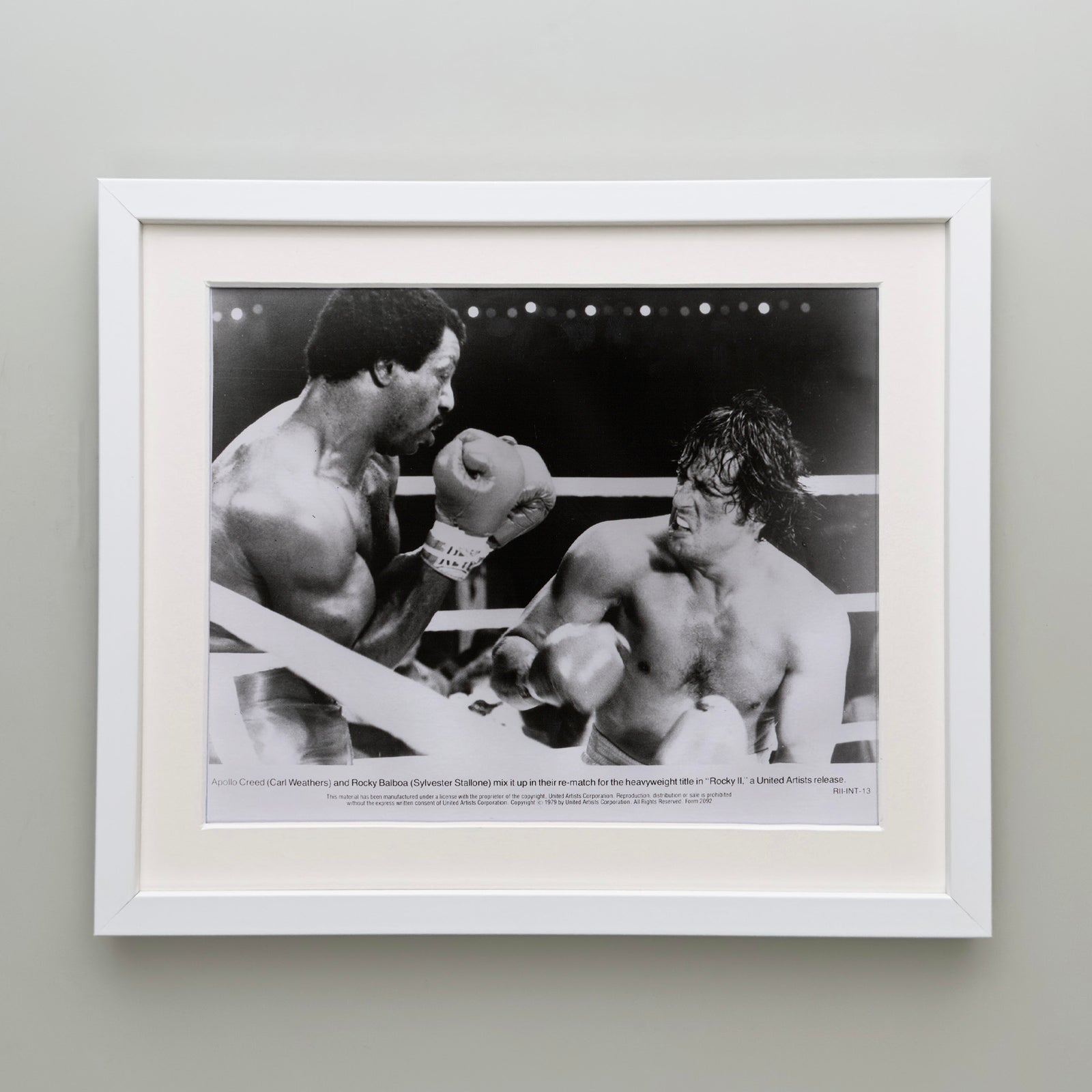 Rocky 2 1979 Film Movie Press Publicity Still Framed