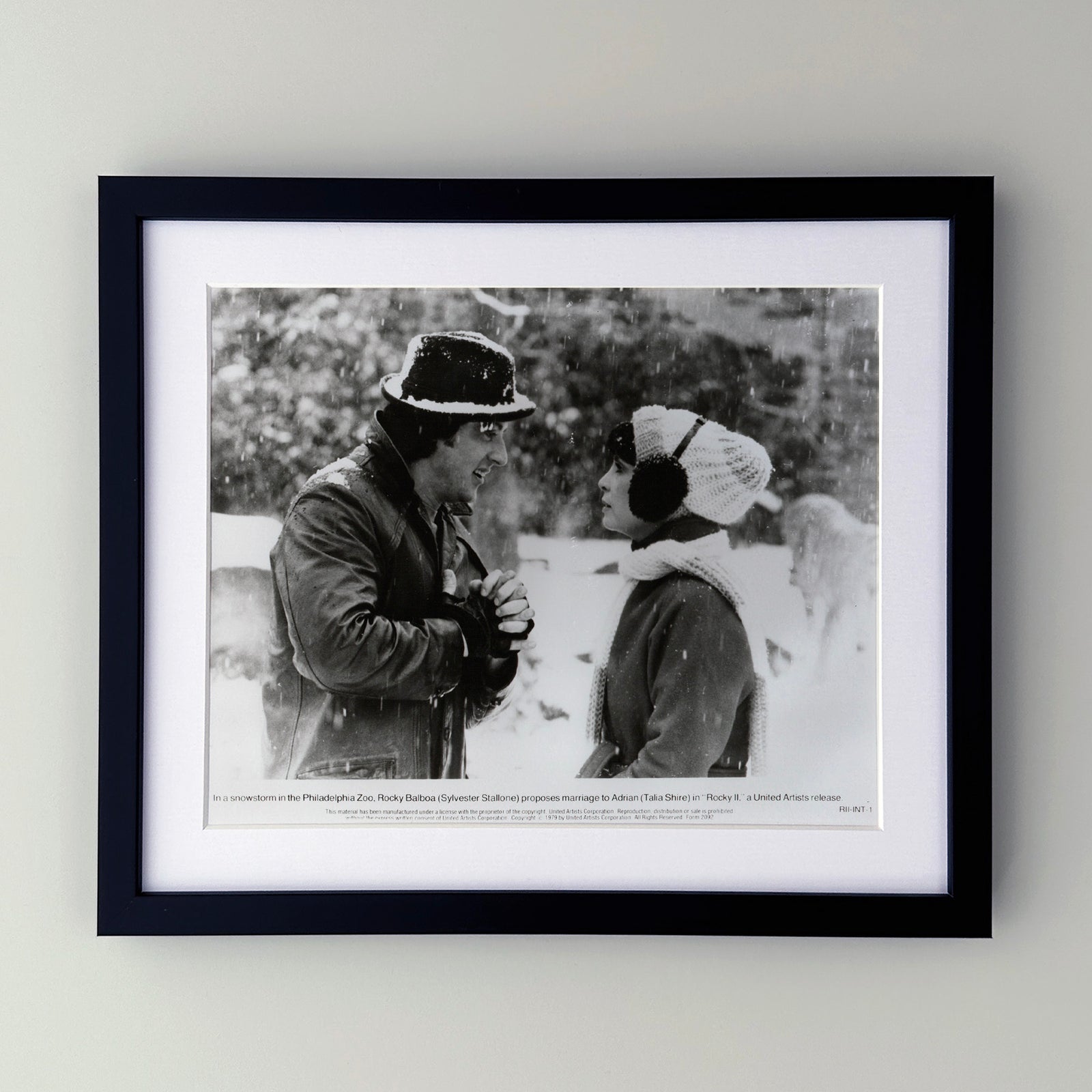 Rocky 2 1979 Film Movie Press Publicity Still Framed