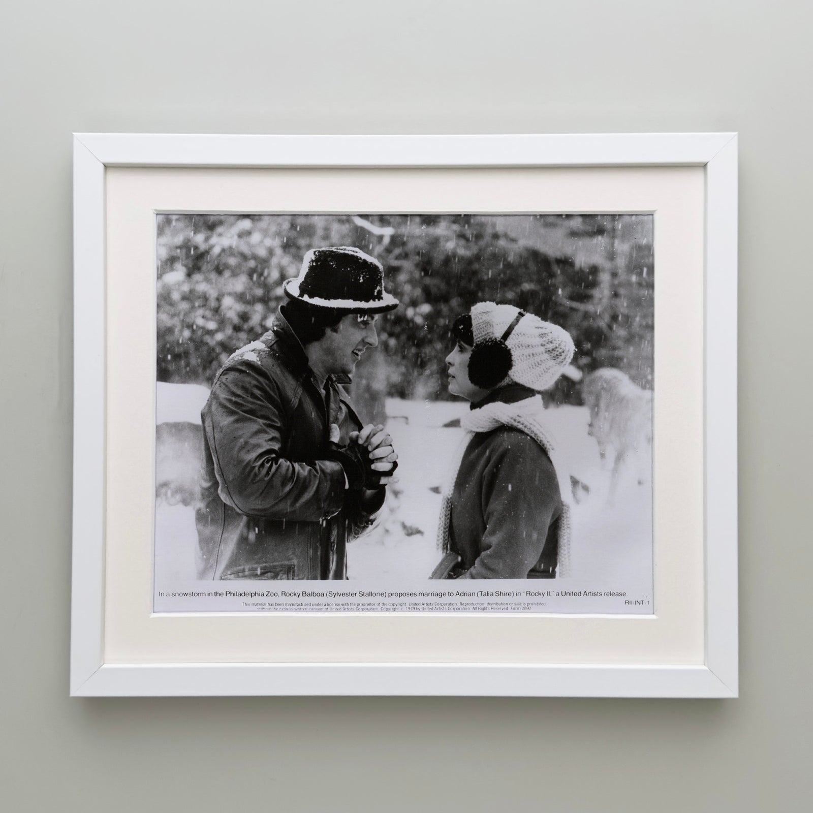 Rocky 2 1979 Film Movie Press Publicity Still Framed