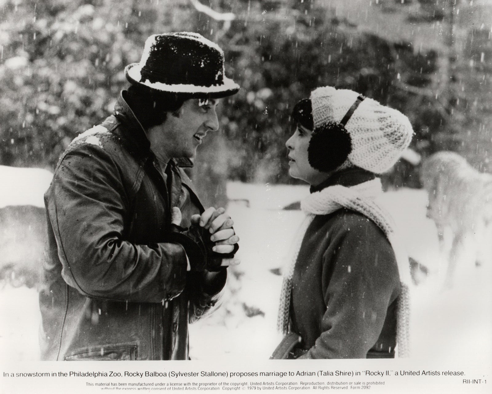Rocky 2 1979 Film Movie Press Publicity Still Framed