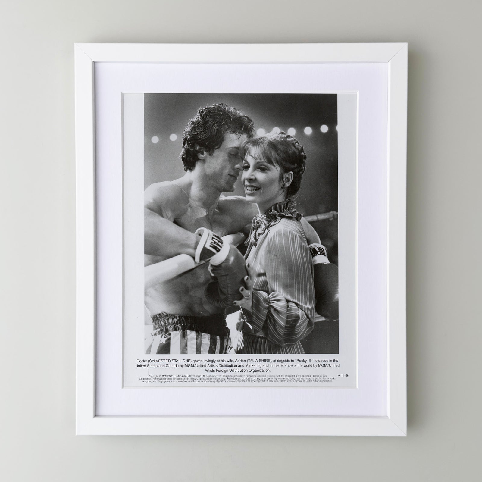 Rocky 3 (1982) Film Movie Press Publicity Still Framed