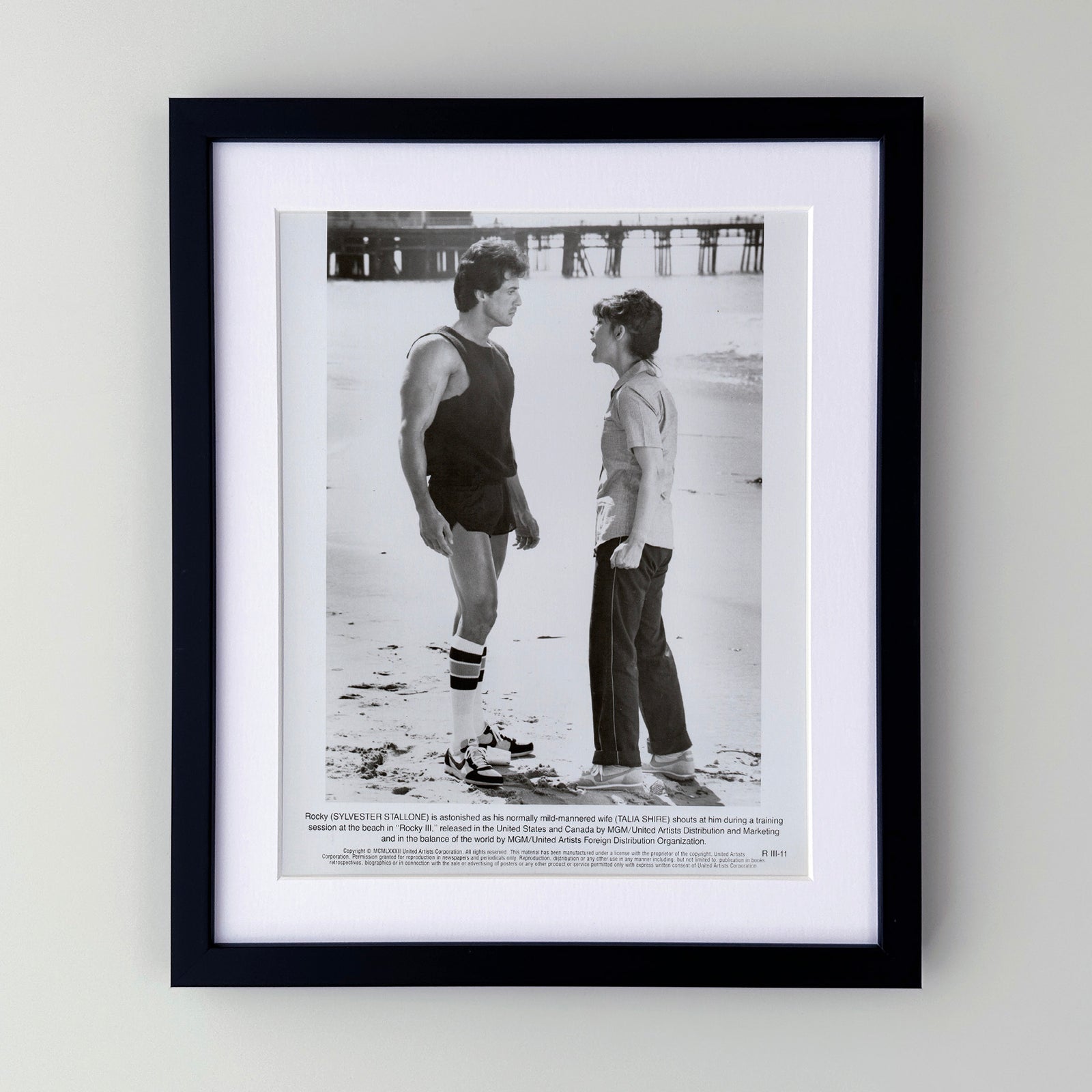 Rocky 3 (1982) Film Movie Press Publicity Still Framed