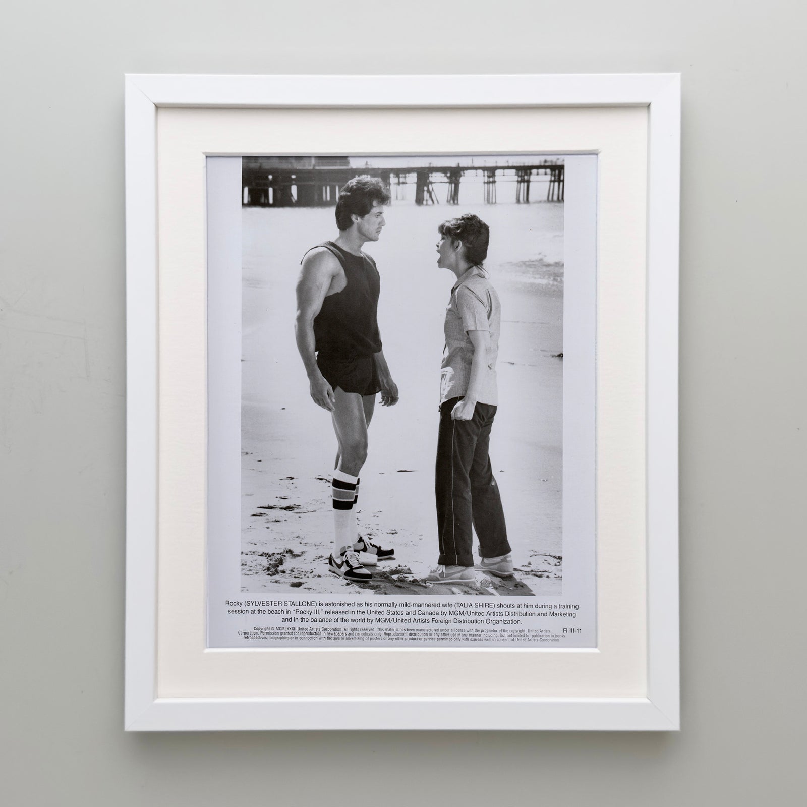 Rocky 3 (1982) Film Movie Press Publicity Still Framed