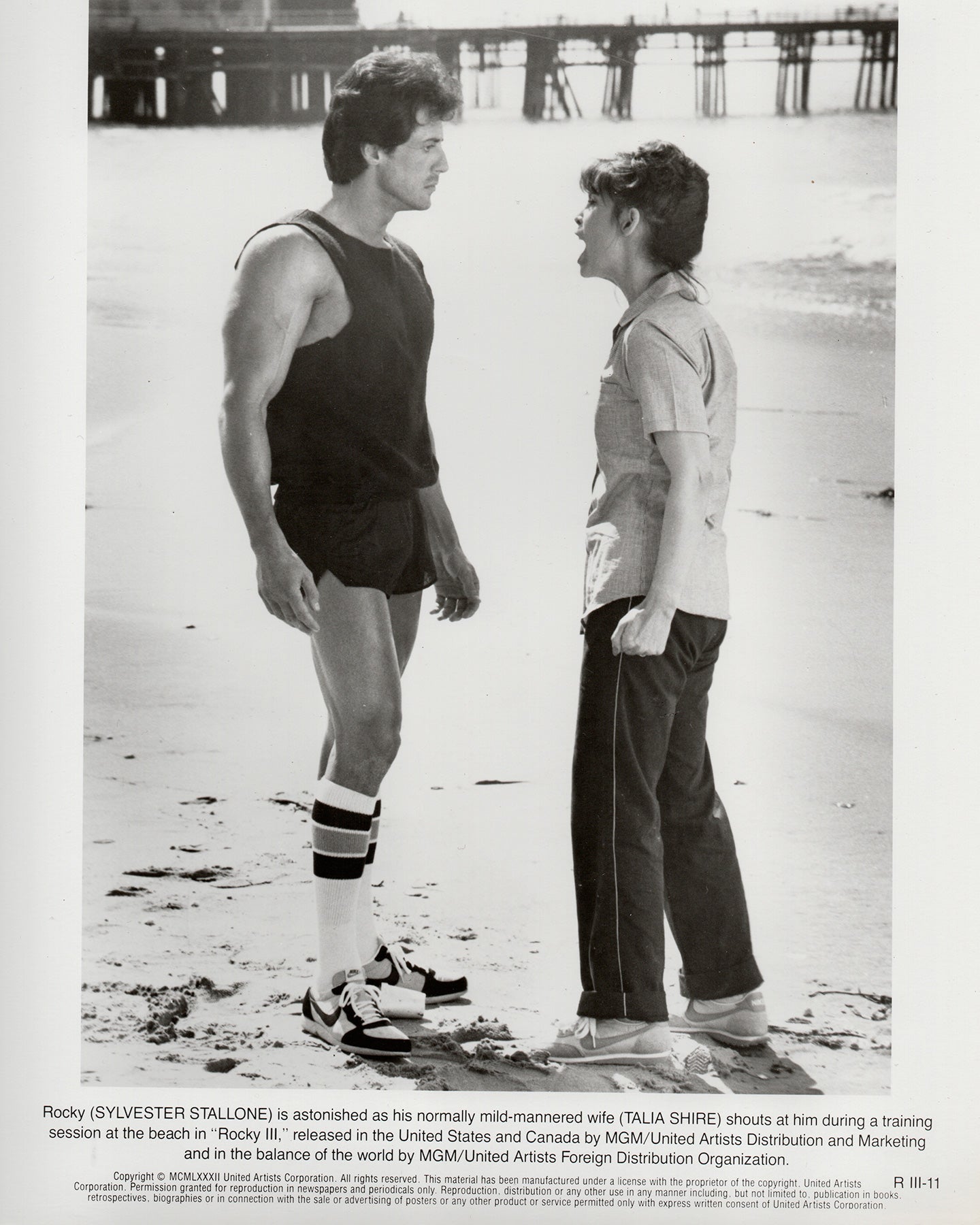 Rocky 3 (1982) Film Movie Press Publicity Still Framed