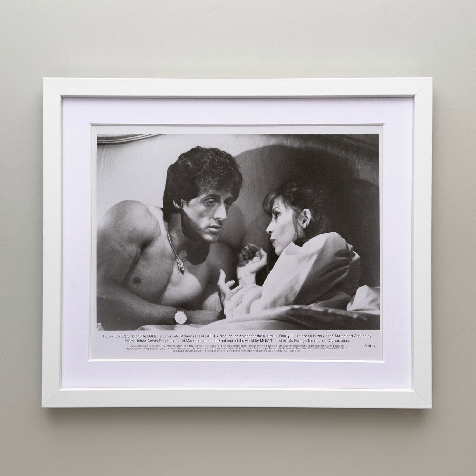 Rocky 3 (1982) Film Movie Press Publicity Still Framed
