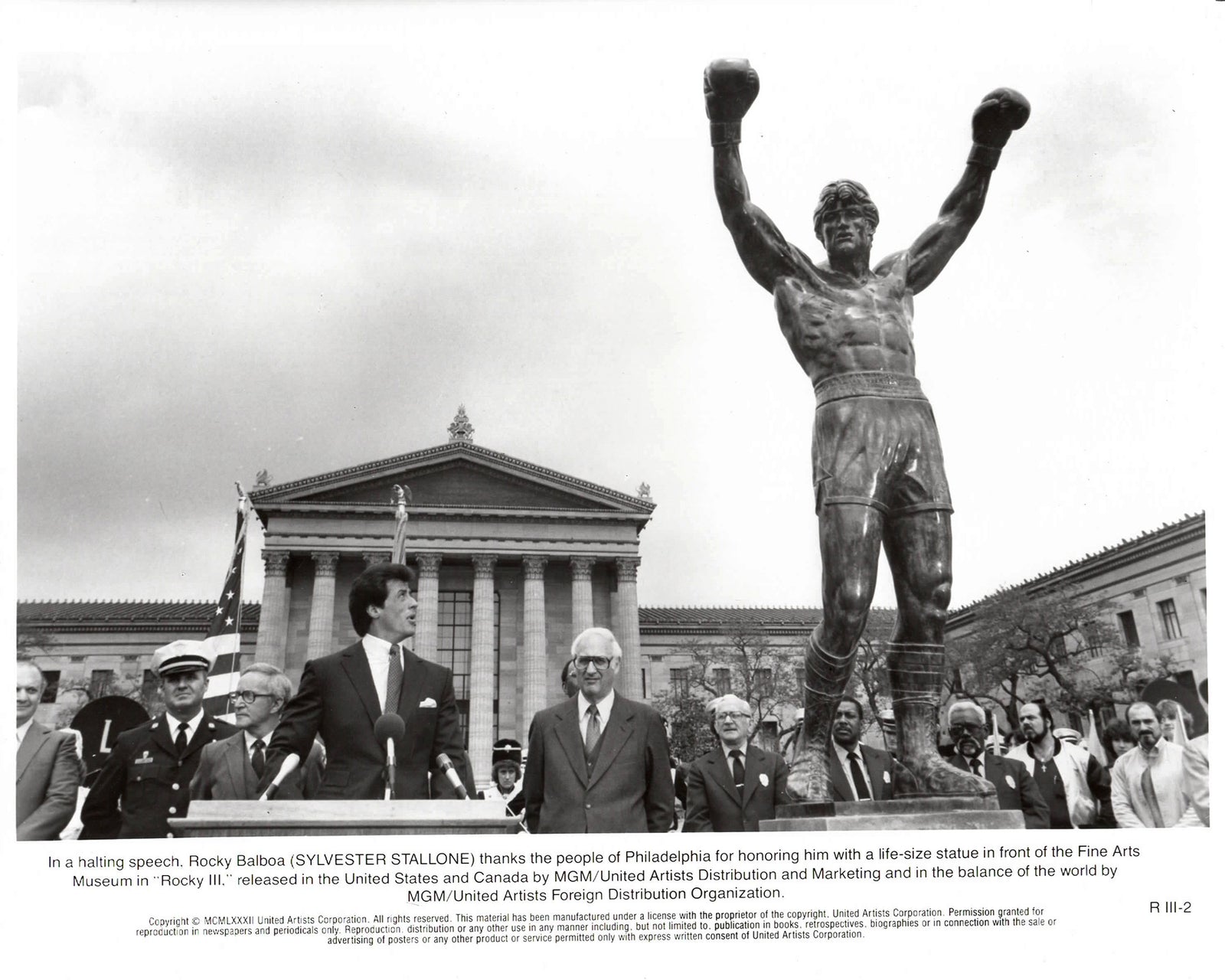 Rocky 3 1982 Publicity Film Movie Press Still Framed