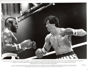 Rocky 3 1982 Publicity Film Movie Press Still Framed