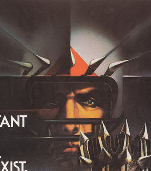 Rollerball 1975 Rolled UK Quad Film Movie Poster, Bob Peak - detail