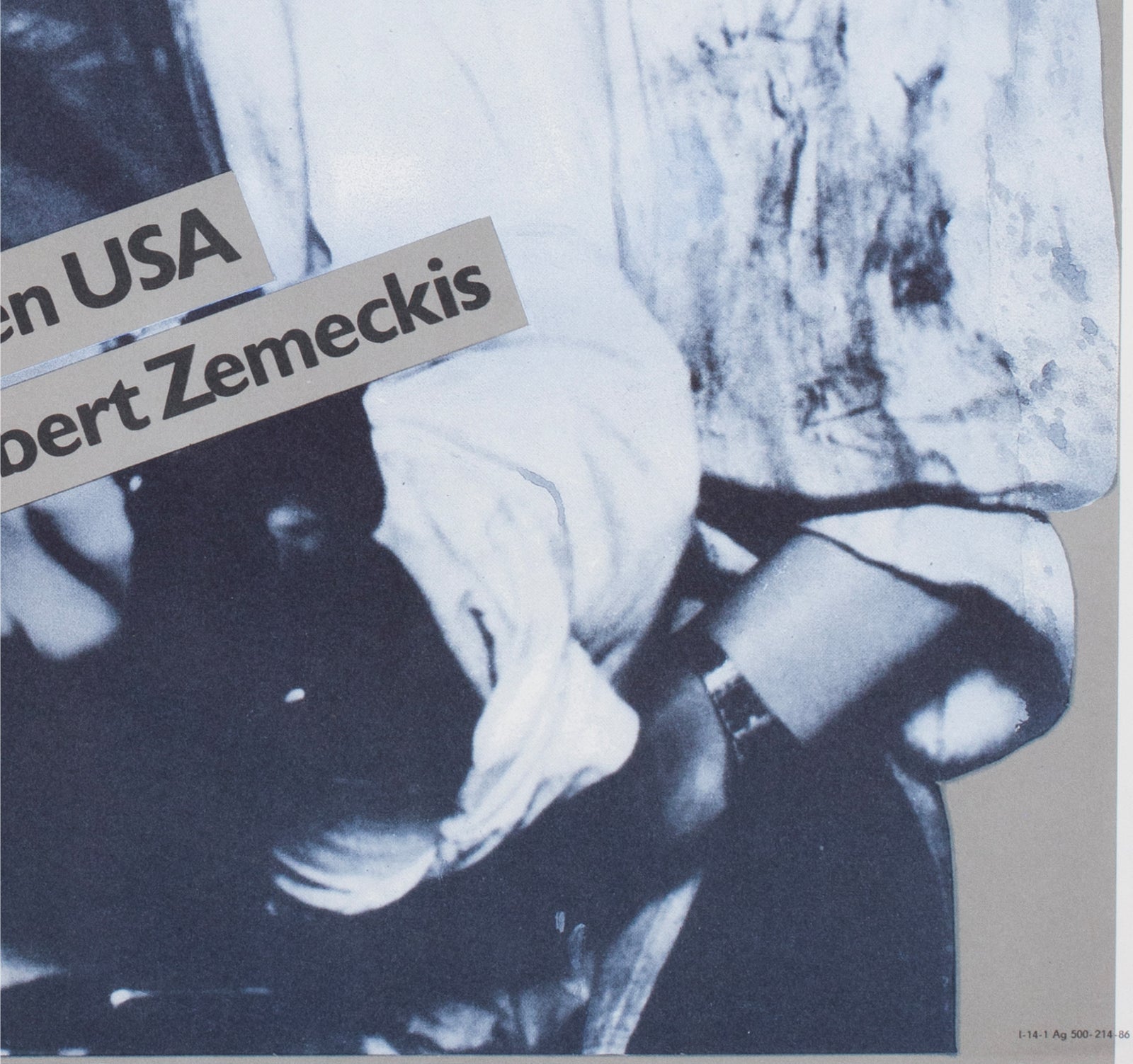 Romancing The Stone 1986 East German Film Poster - detail