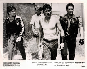 Rumble Fish 1983 Publicity Film Movie Press Still Framed