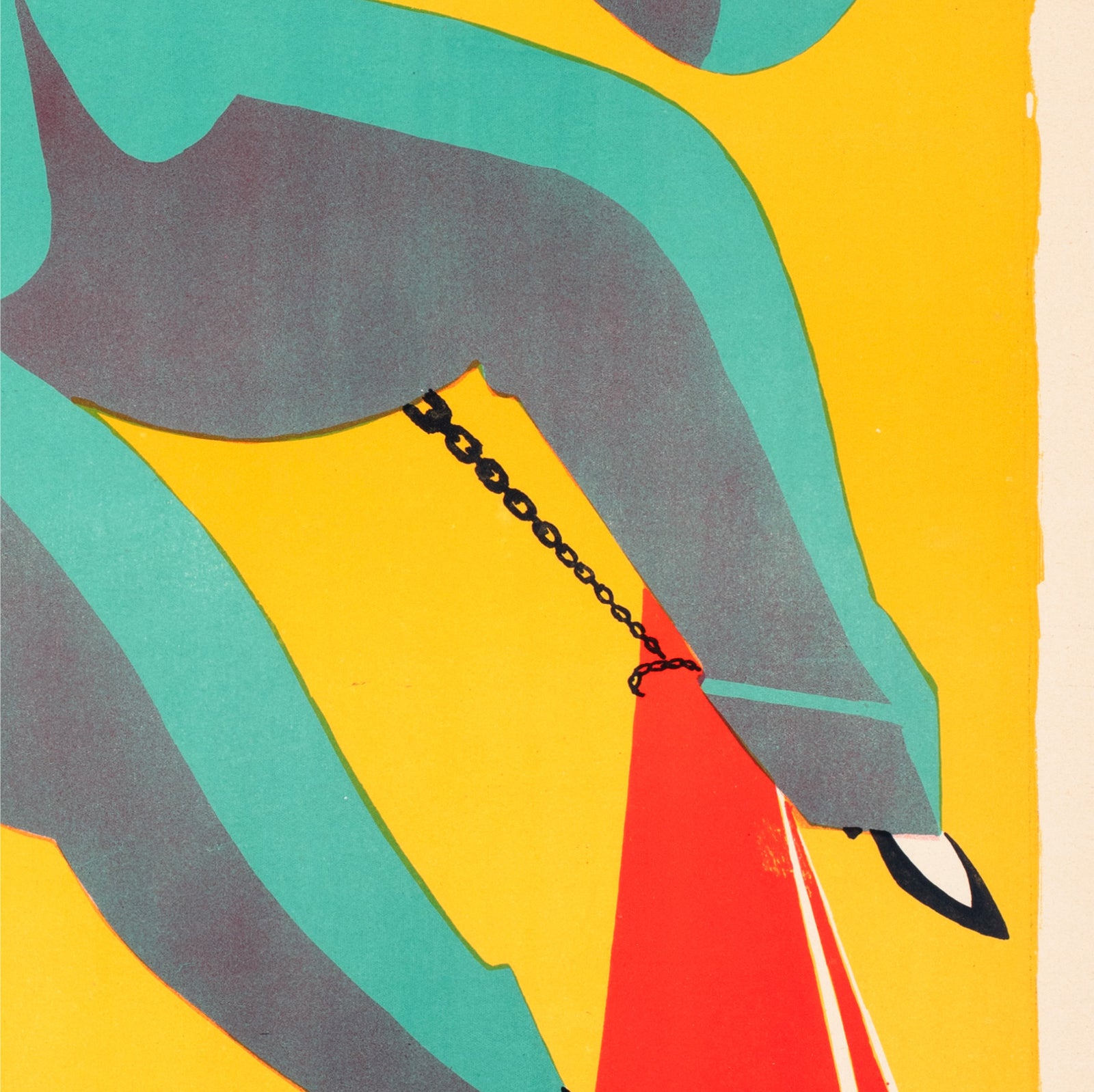 Safety Last 1924 Swedish Film Poster Curt Peters - detail