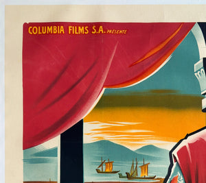 Salome 1953 French Grande Film Movie Poster, Boris Grinsson - detail