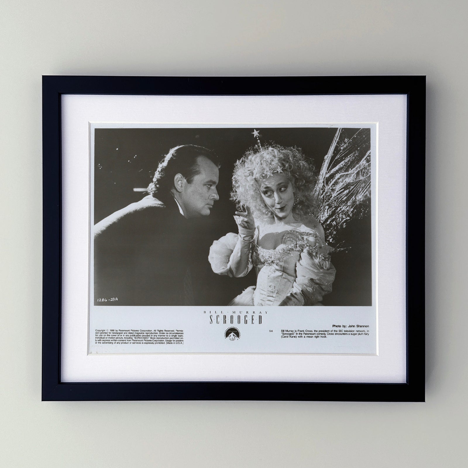 Scrooged (1988) Film Movie Press Publicity Still Framed