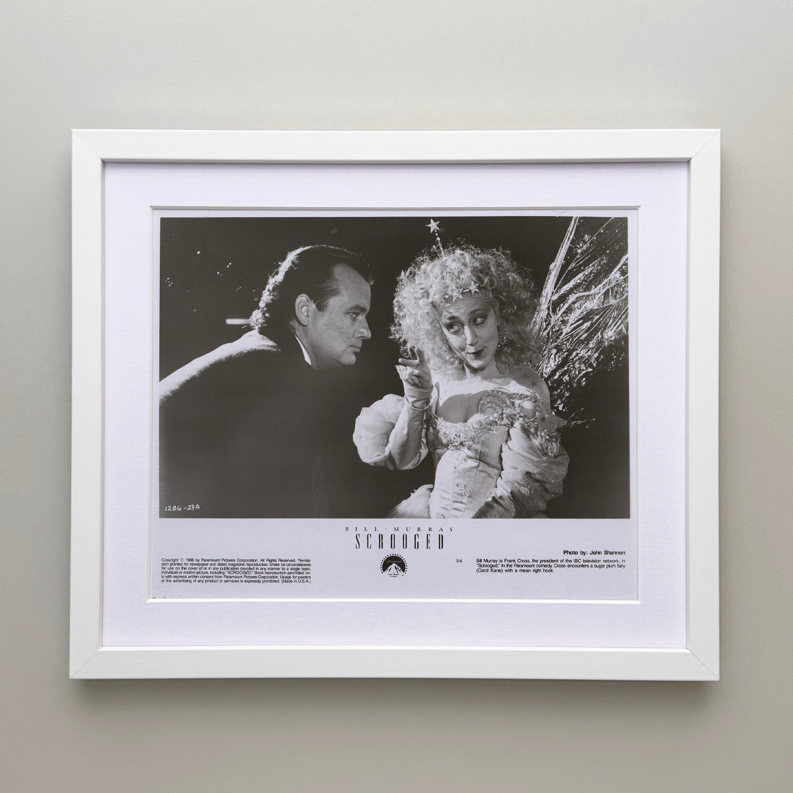 Scrooged (1988) Film Movie Press Publicity Still Framed