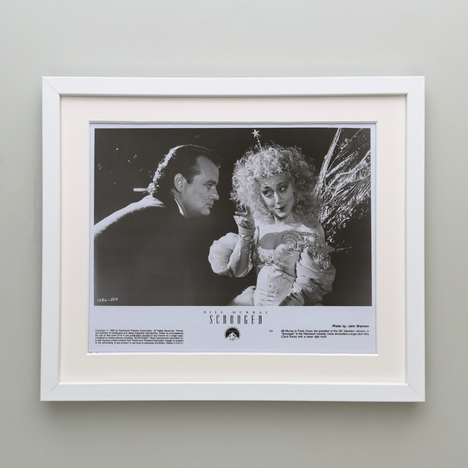 Scrooged (1988) Film Movie Press Publicity Still Framed