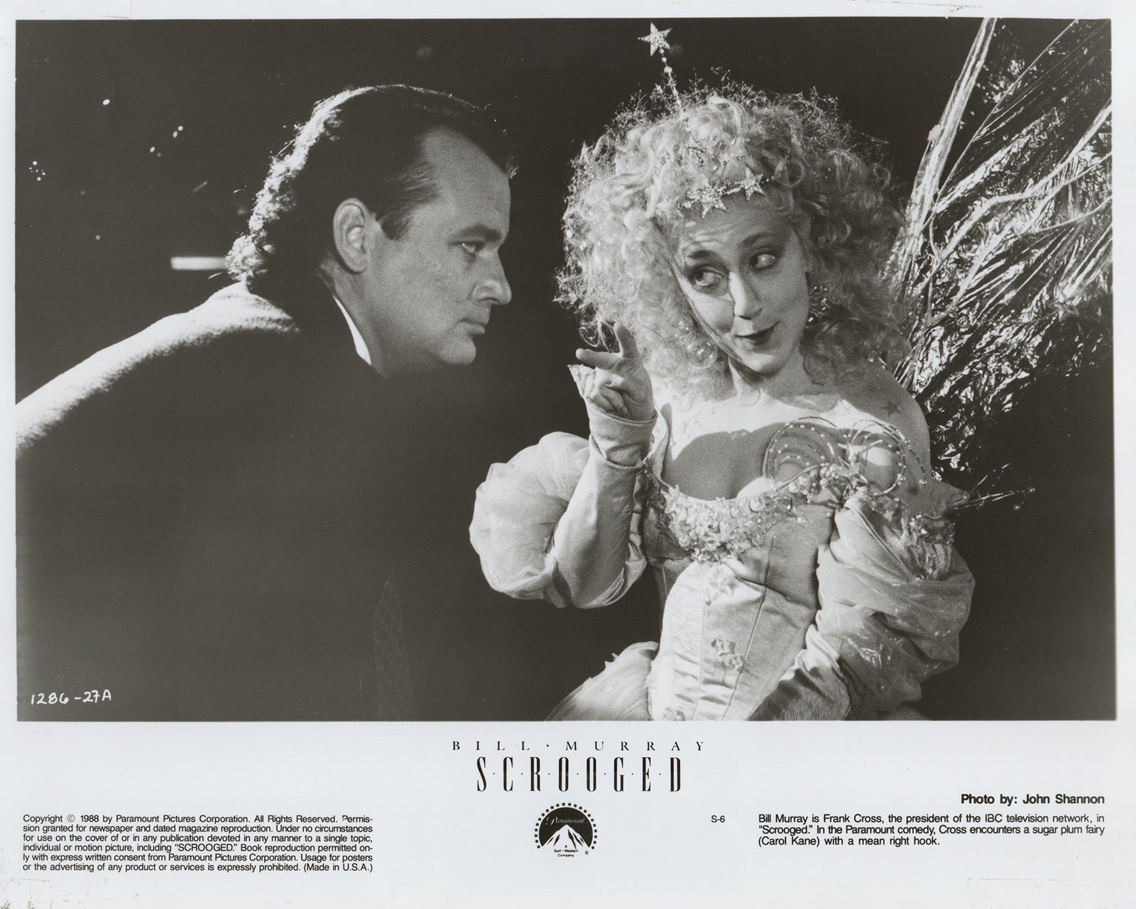 Scrooged (1988) Film Movie Press Publicity Still Framed
