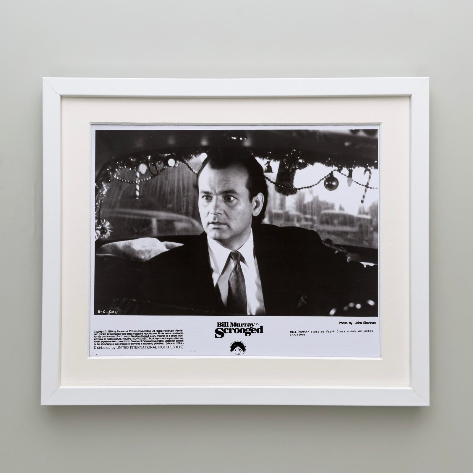 Scrooged 1988 Publicity Film Movie Press Still Framed