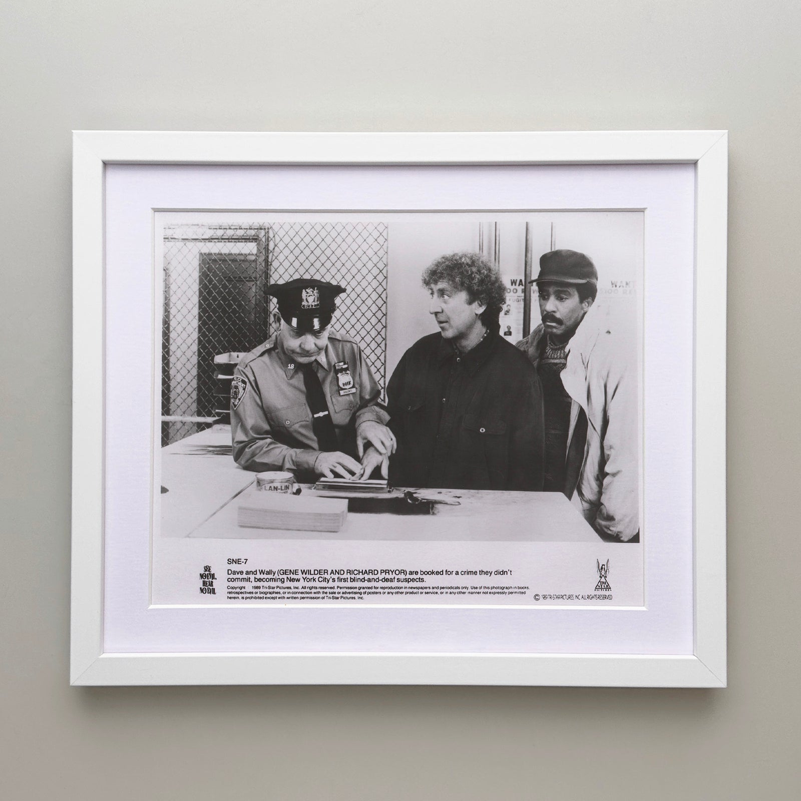 See No Evil Hear No Evil 1989 Film Movie Press Publicity Still Framed