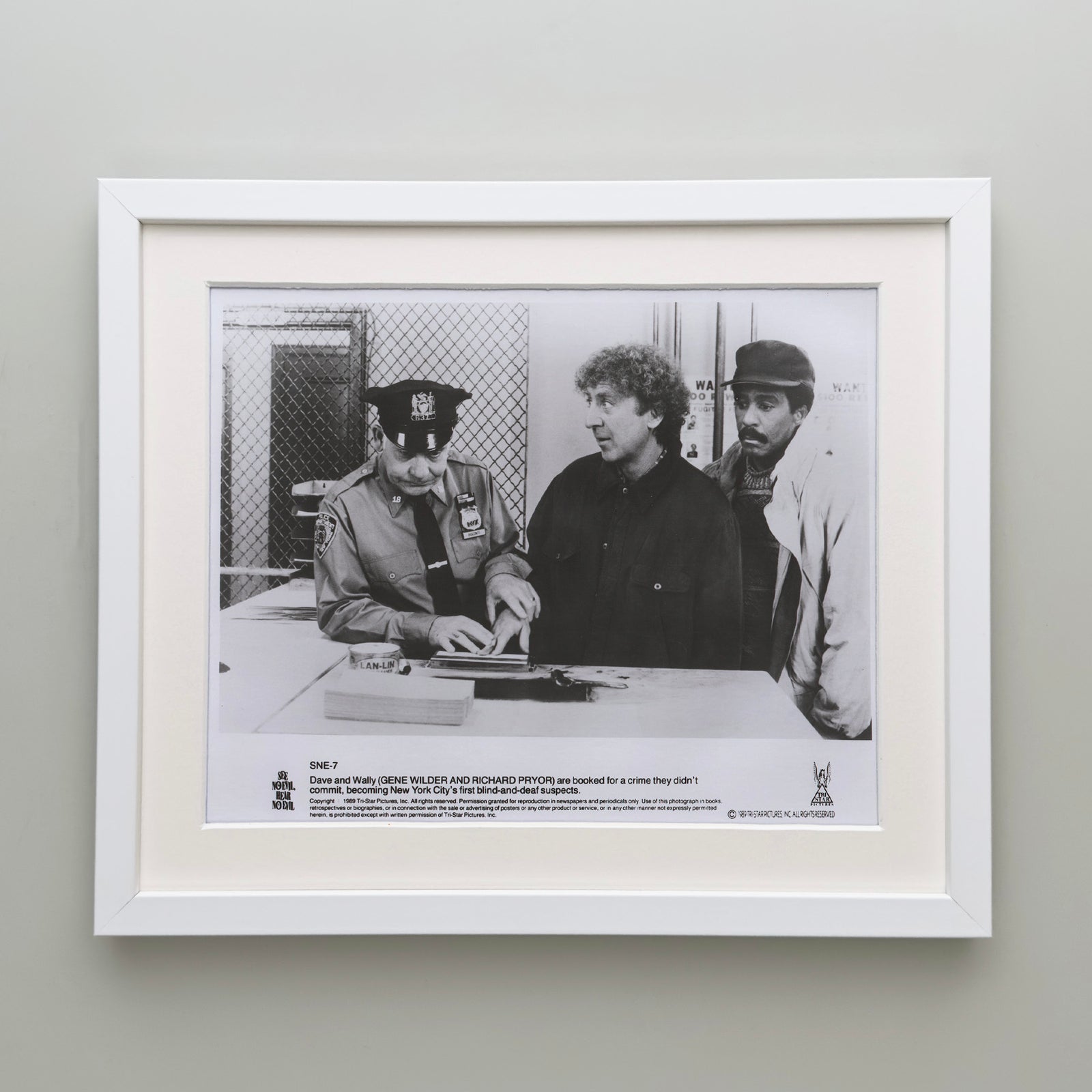 See No Evil Hear No Evil 1989 Film Movie Press Publicity Still Framed