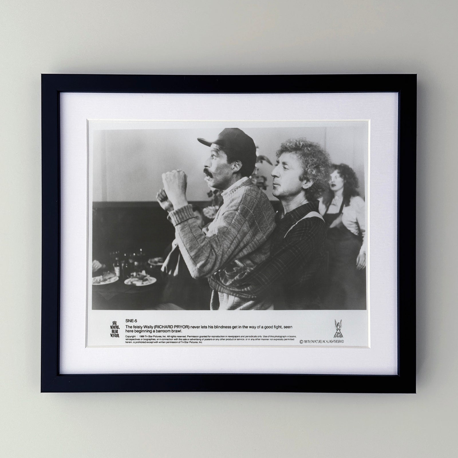 See No Evil Hear No Evil 1989 Film Movie Press Publicity Still Framed