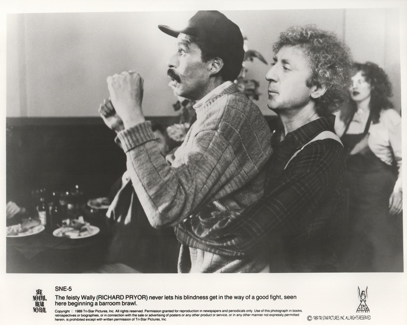 See No Evil Hear No Evil 1989 Film Movie Press Publicity Still Framed