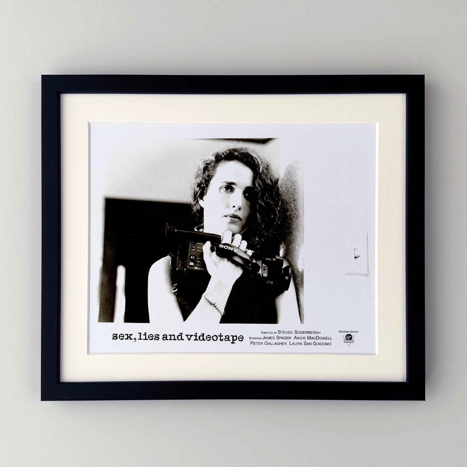 Sex Lies and Videotape 1989 Film Movie Press Publicity Still Framed