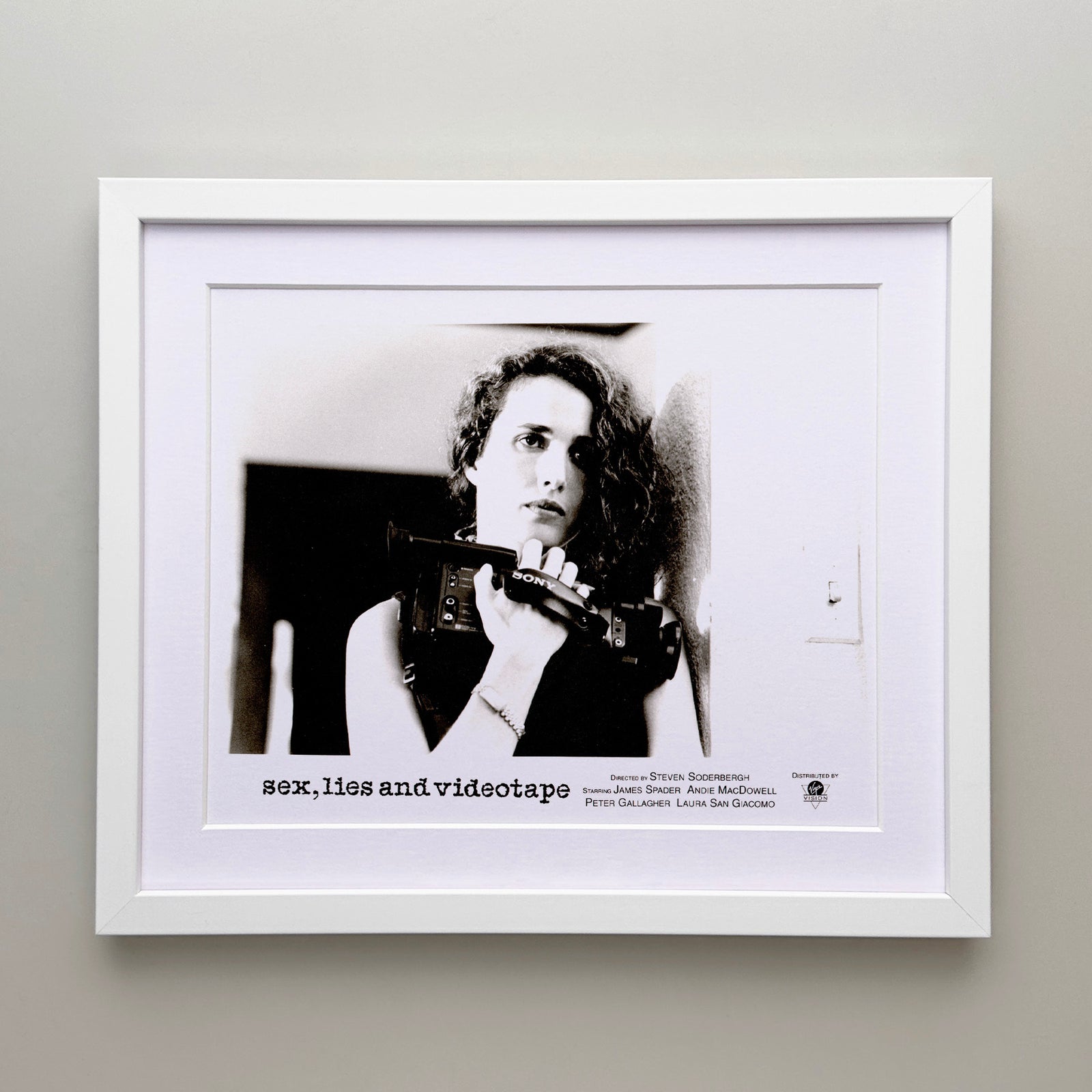 Sex Lies and Videotape 1989 Film Movie Press Publicity Still Framed