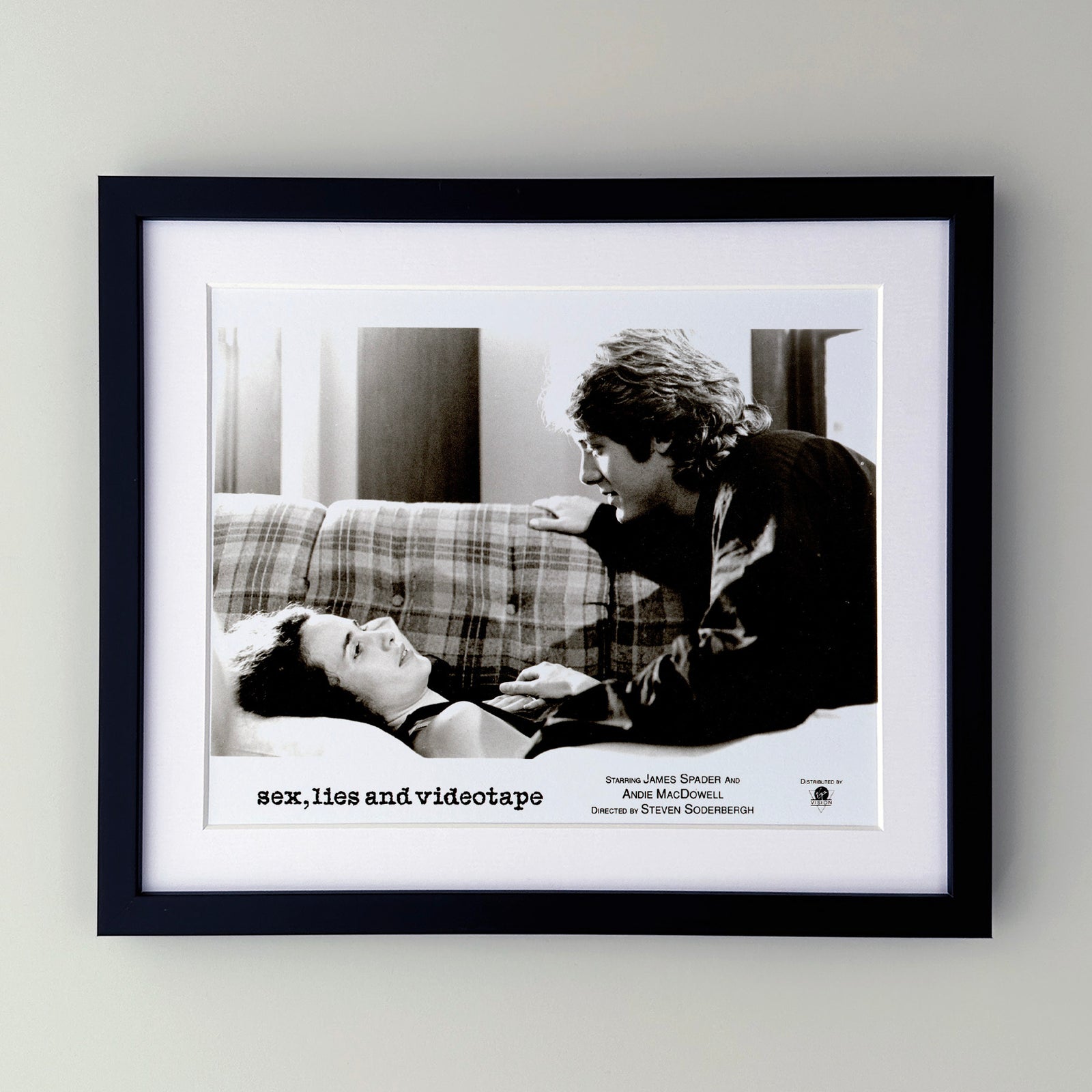 Sex Lies and Videotape 1989 Film Movie Press Publicity Still Framed