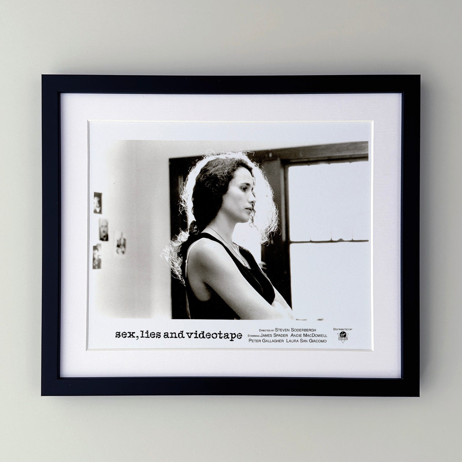 Sex Lies and Videotape 1989 Film Movie Press Publicity Still Framed