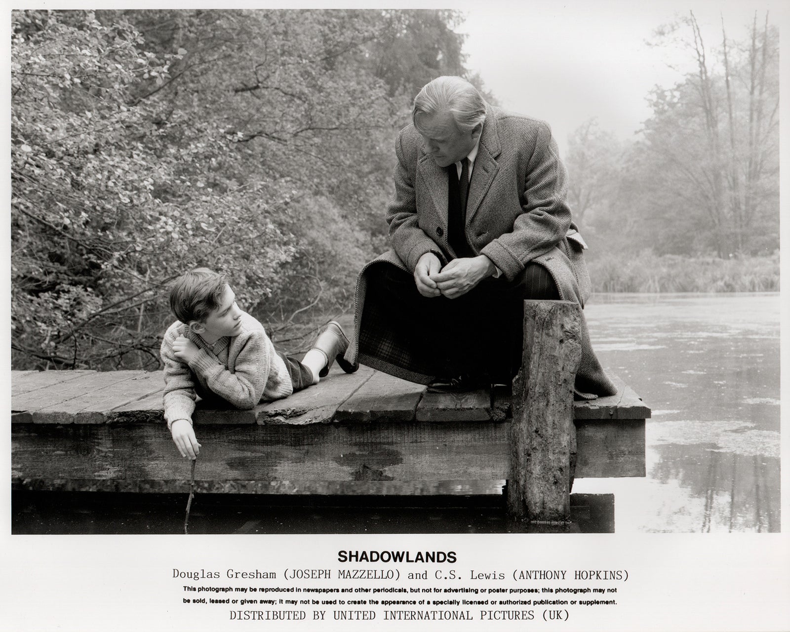 Shadowlands 1993 Film Movie Press Publicity Still Framed