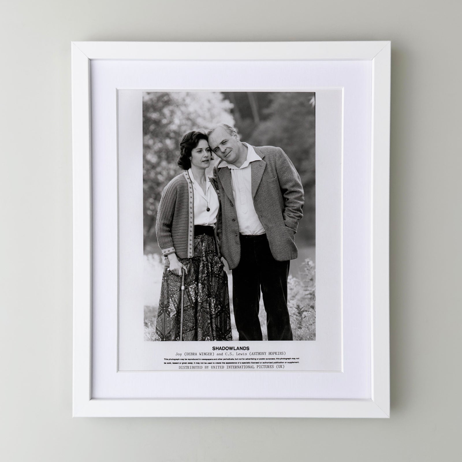 Shadowlands 1993 Film Movie Press Publicity Still Framed