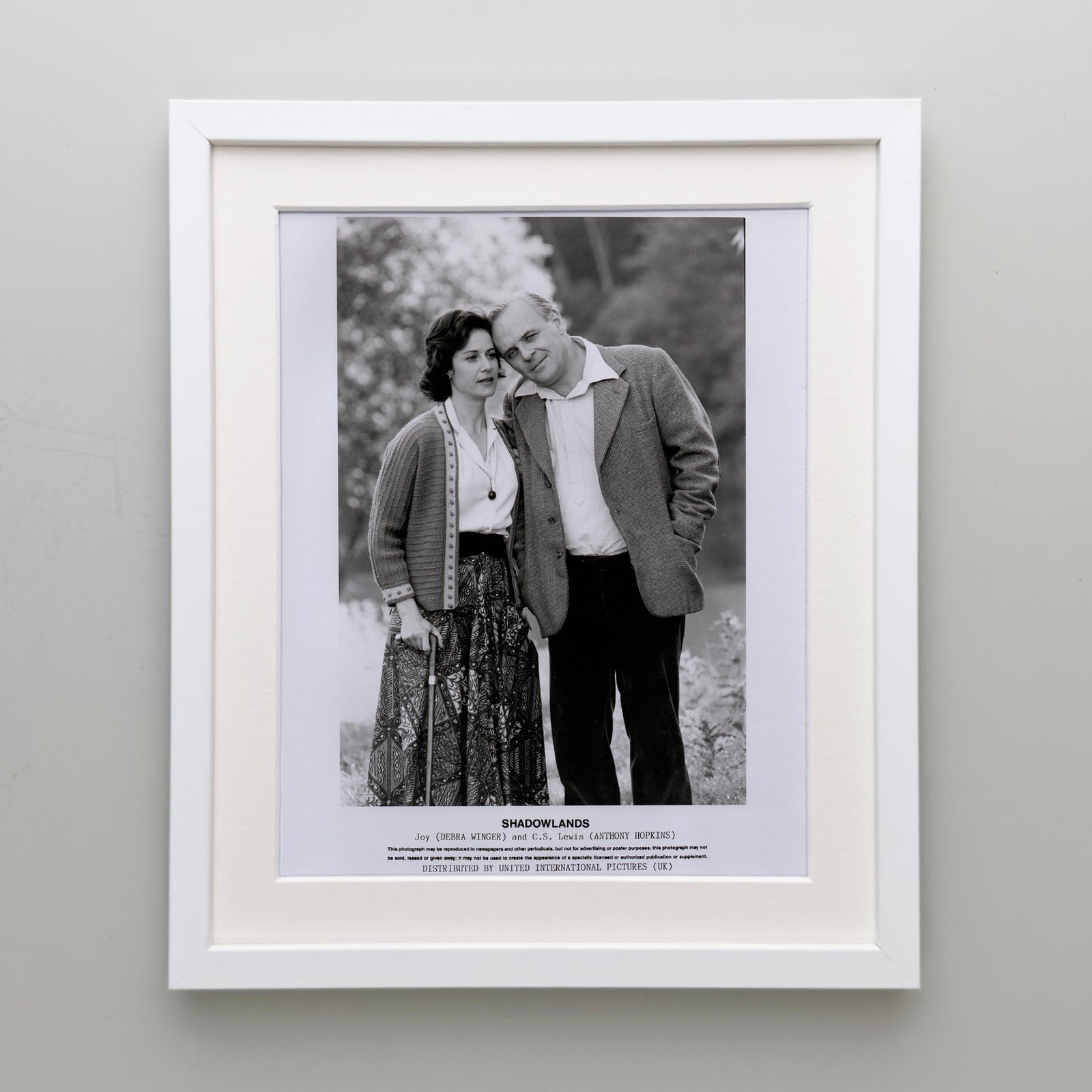Shadowlands 1993 Film Movie Press Publicity Still Framed