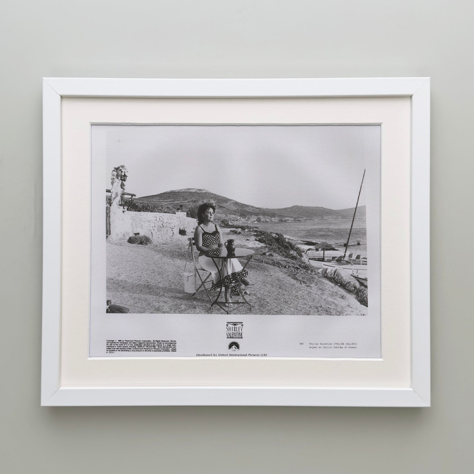 Shirley Valentine 1989 Film Movie Press Publicity Still Framed