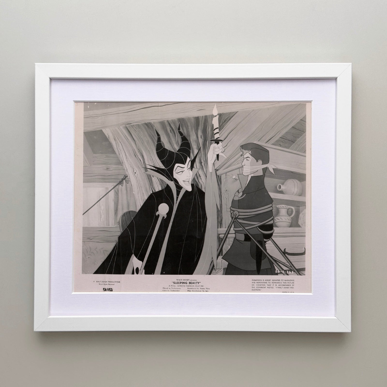 Sleeping Beauty 1959 Film Movie Press Publicity Still Framed