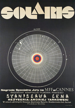 Solaris 1972 Polish A1 Film Poster Andrzej Bertrandt