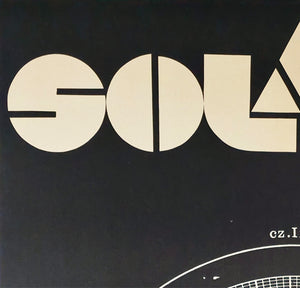Solaris 1972 Polish A1 Film Poster Andrzej Bertrandt - detail