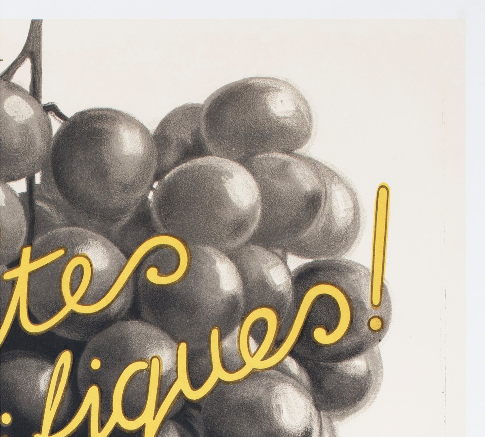 Soufre Gre Bordeaux 1933 French Wine Advertising Poster Leon Dupin - detail
