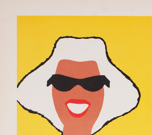 Southern California c1950s Santa Fe Railway Travel Poster - detail