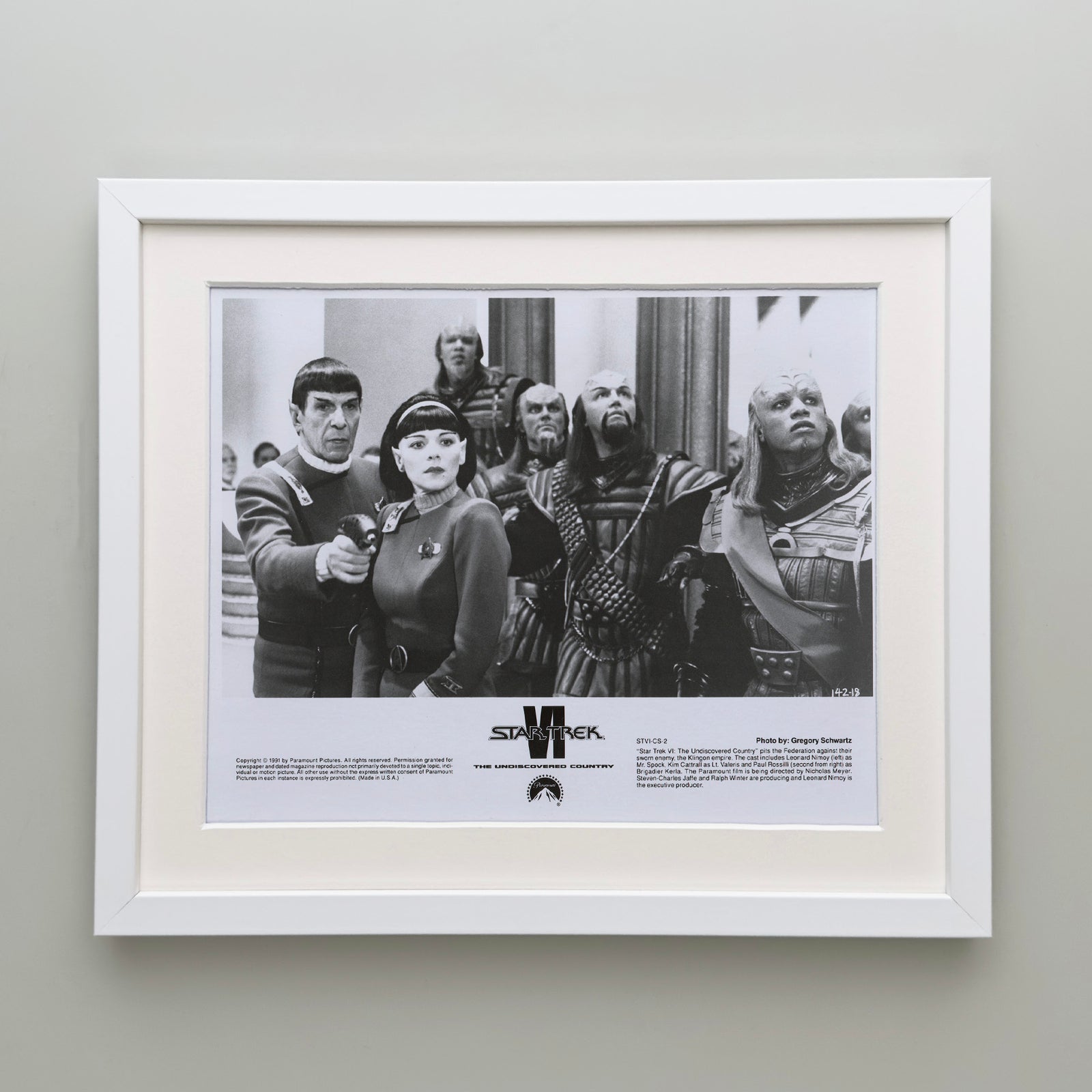 Star Trek VI The Undiscovered Country 1991 Film Movie Press Publicity Still Framed