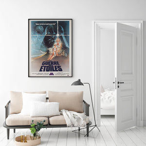 Star Wars 1977 French Moyenne Film Movie Poster, Tom Jung