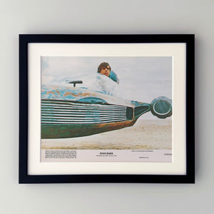 Star Wars 1977 Film Movie Lobby Card Framed