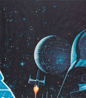 Star Wars 1977 UK Quad Film Movie Poster, Greg and Tim Hildebrandt - detail