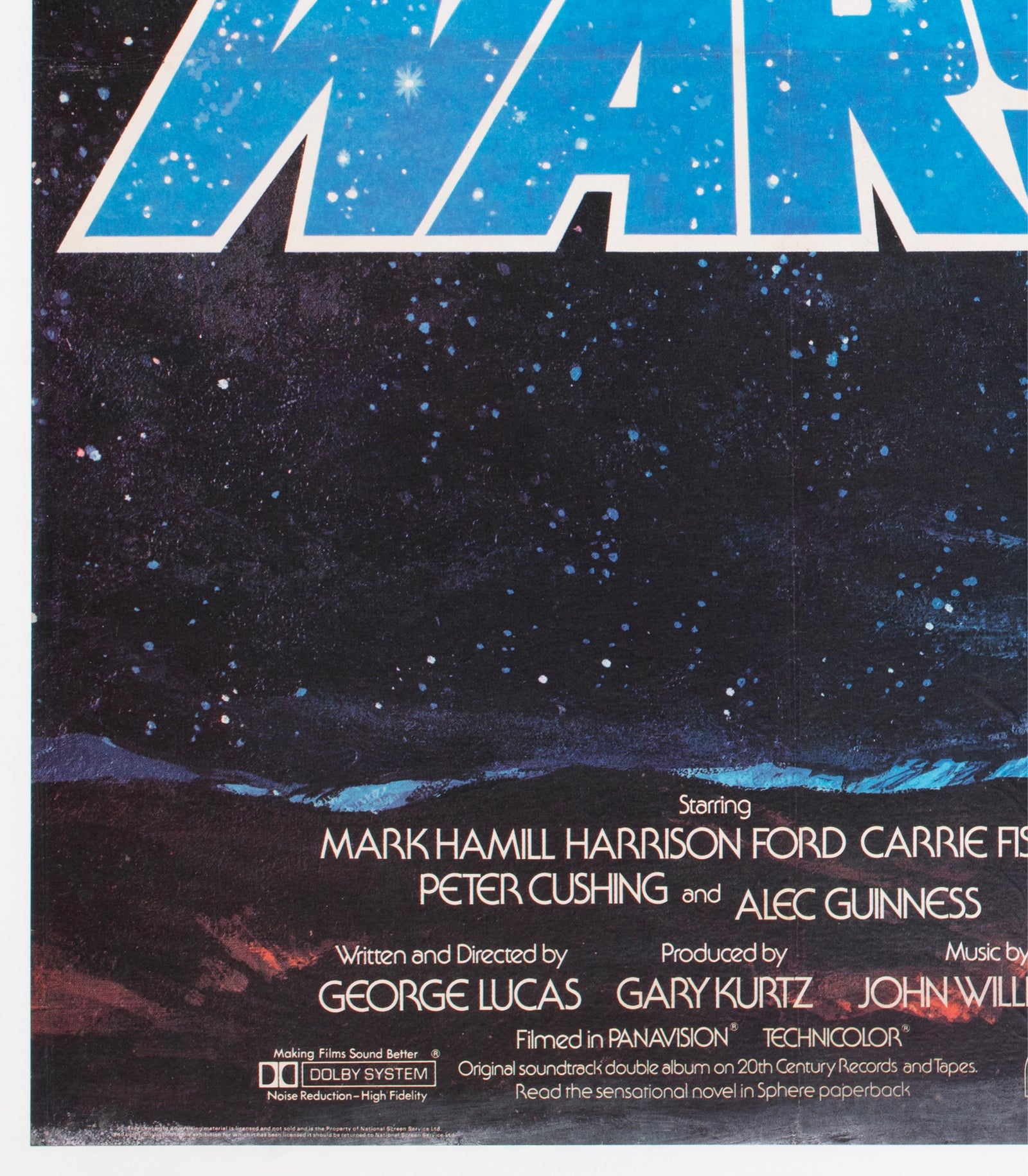Star Wars 1977 Italian 2 Foglio Film Poster Michelangelo Papuzza - detail