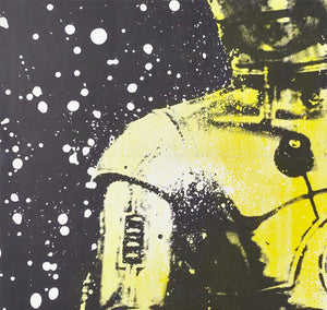 Star Wars 1979 Polish B1 Film Poster Jakub Erol - detail